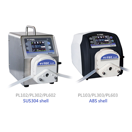Vysokotlaké peristaltické čerpadlo - PL102／PL302／PL602 (SUS304 shell)　PL103／PL303／PL603 (ABS shell)