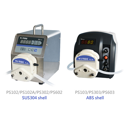 Pam Peristaltik Asas - PS102／PS102A／PS302／PS602 (SUS304 shell)　PS103／PS303／PS603 (ABS shell)