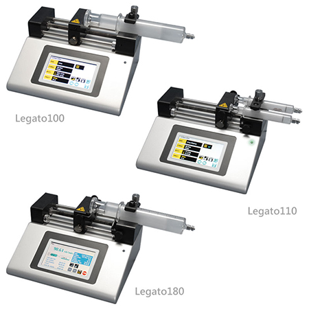 Legato100 series タッチセンサー式シリンジポンプ - Legato100／Legato110／Legato180
