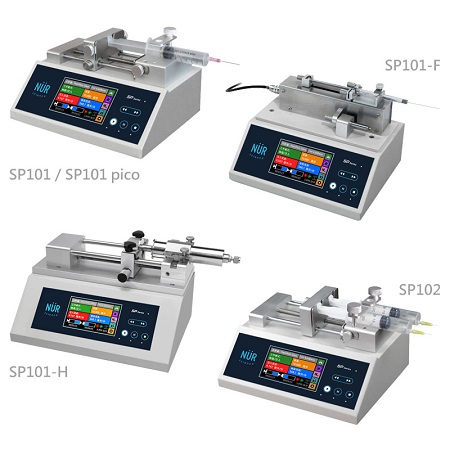 SP100 series タッチセンサー式シリンジポンプ - SP101／SP101 pico／SP101-F／SP101-H／SP102