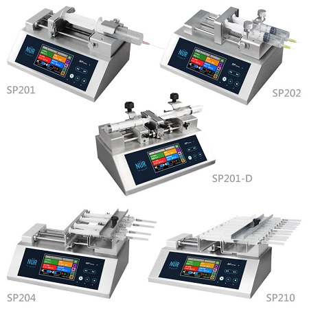 SP200 series タッチセンサー式シリンジポンプ - SP201／SP201-D／SP202／SP204／SP210