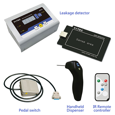 Acessório De Bomba - Handheld Dispenser,ADS01,IR Remote controller,Pedal switch